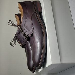 Cole Haan Warren T Moro cap toe dark brown leather oxfords (Shoebox1) size 11.5M